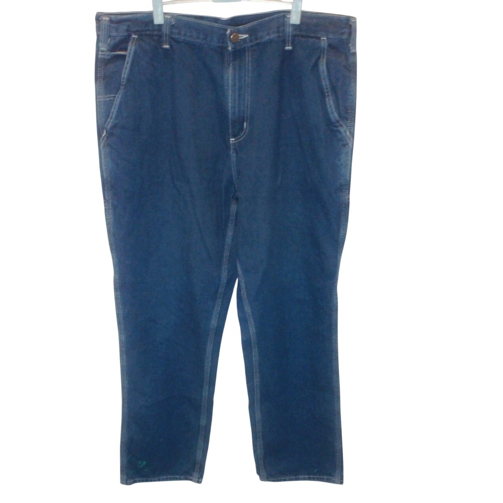 Carhartt Mens Relaxed Fit Carpenter Jeans Dark Wash Denim Work Pants 40x31